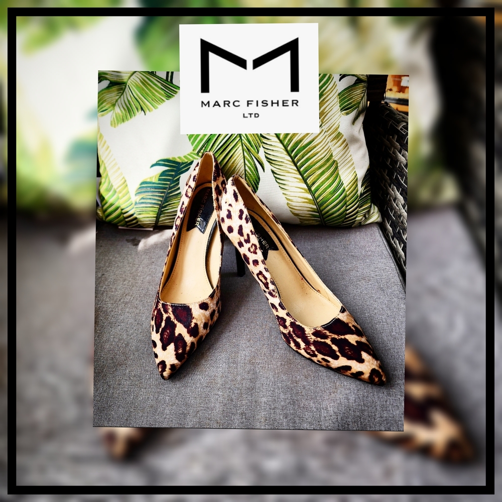 ✨️ Stunning NEW Marc Fisher Tuscany Leopard Print High Heels (Size 6)✨️